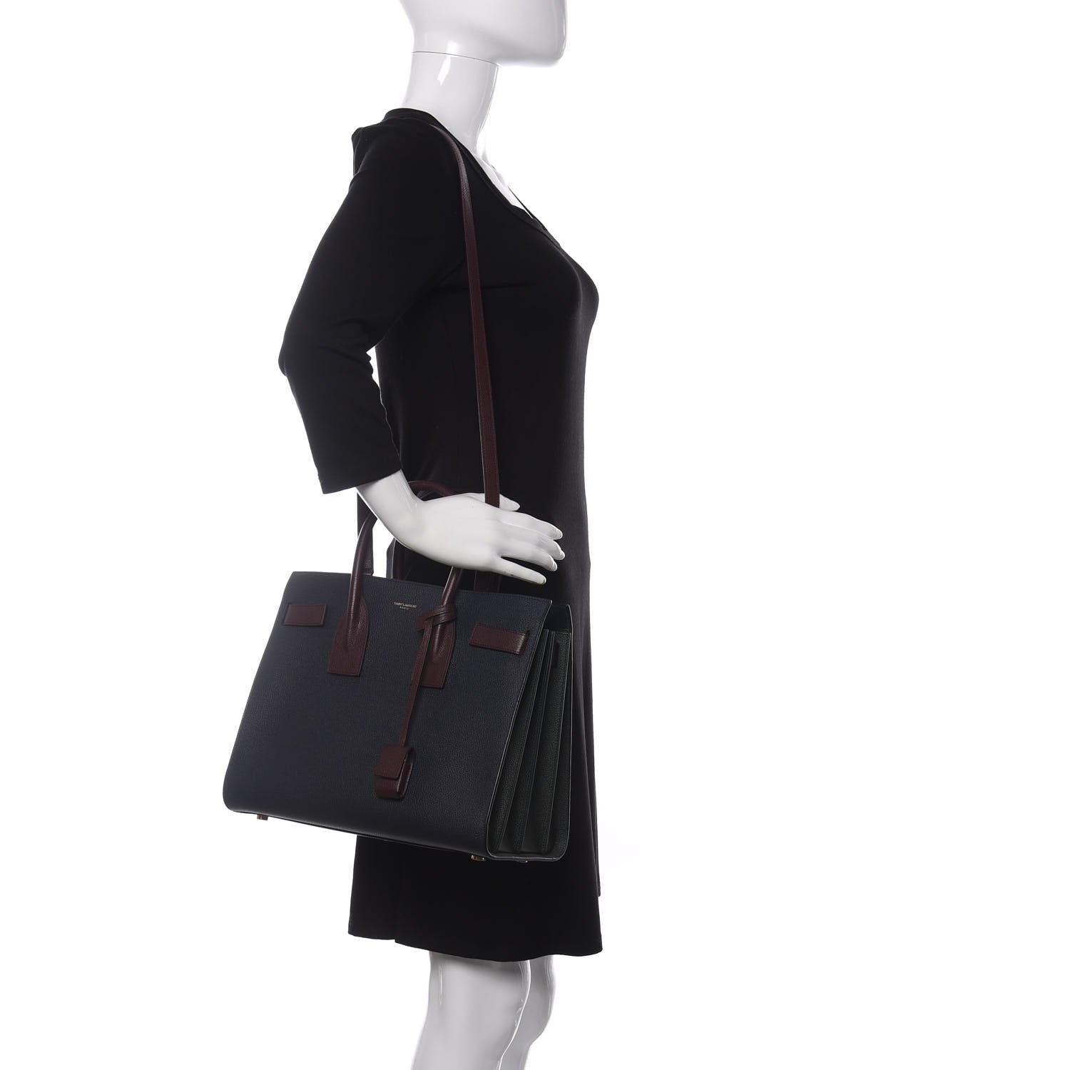 Saint Laurent Grained Calfskin Small Sac De Jour Multi 2 of 11