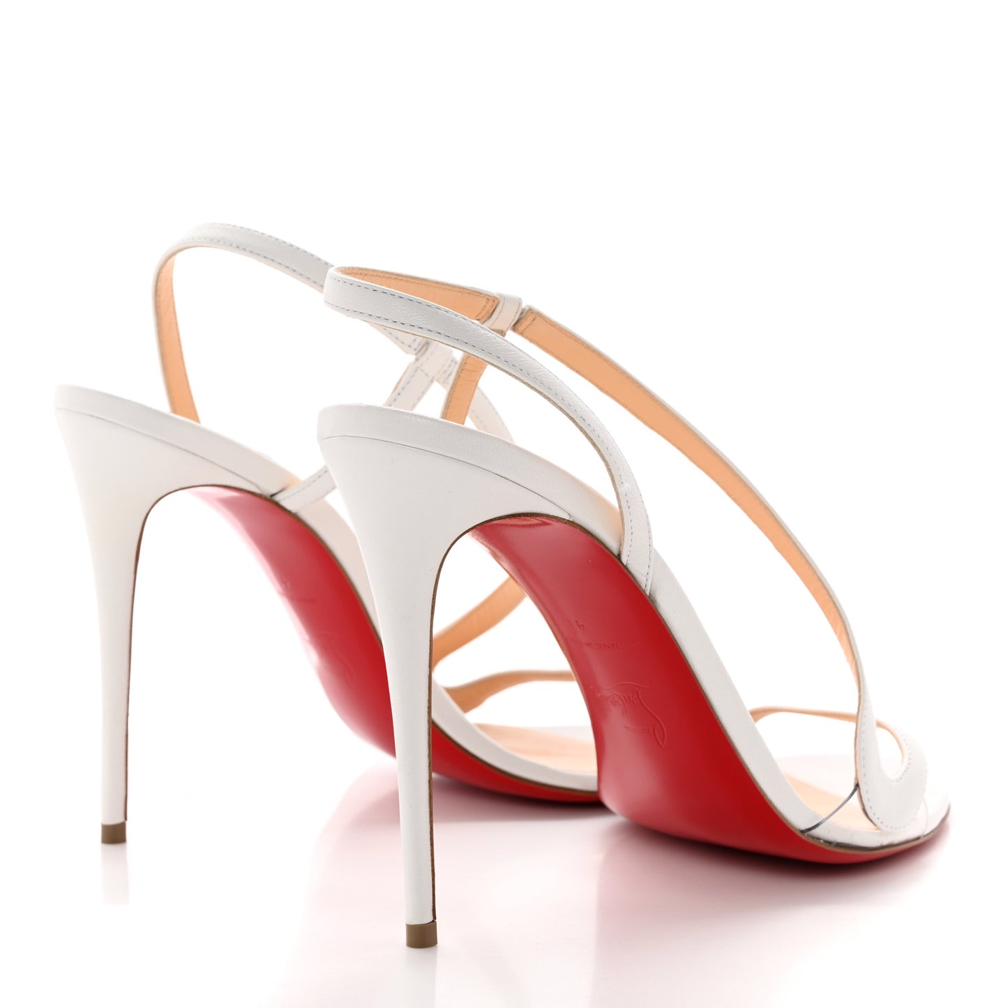Nappa Rosalie 100 Sandals 41 Bianco