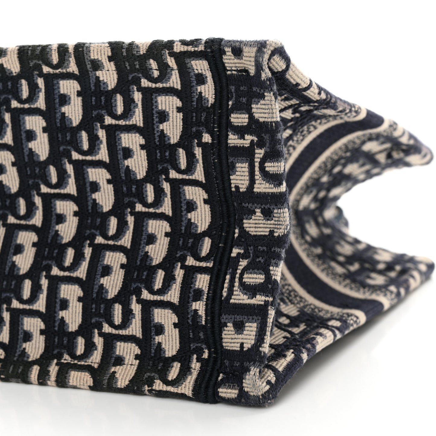 Oblique Small Book Tote Blue Multicolor