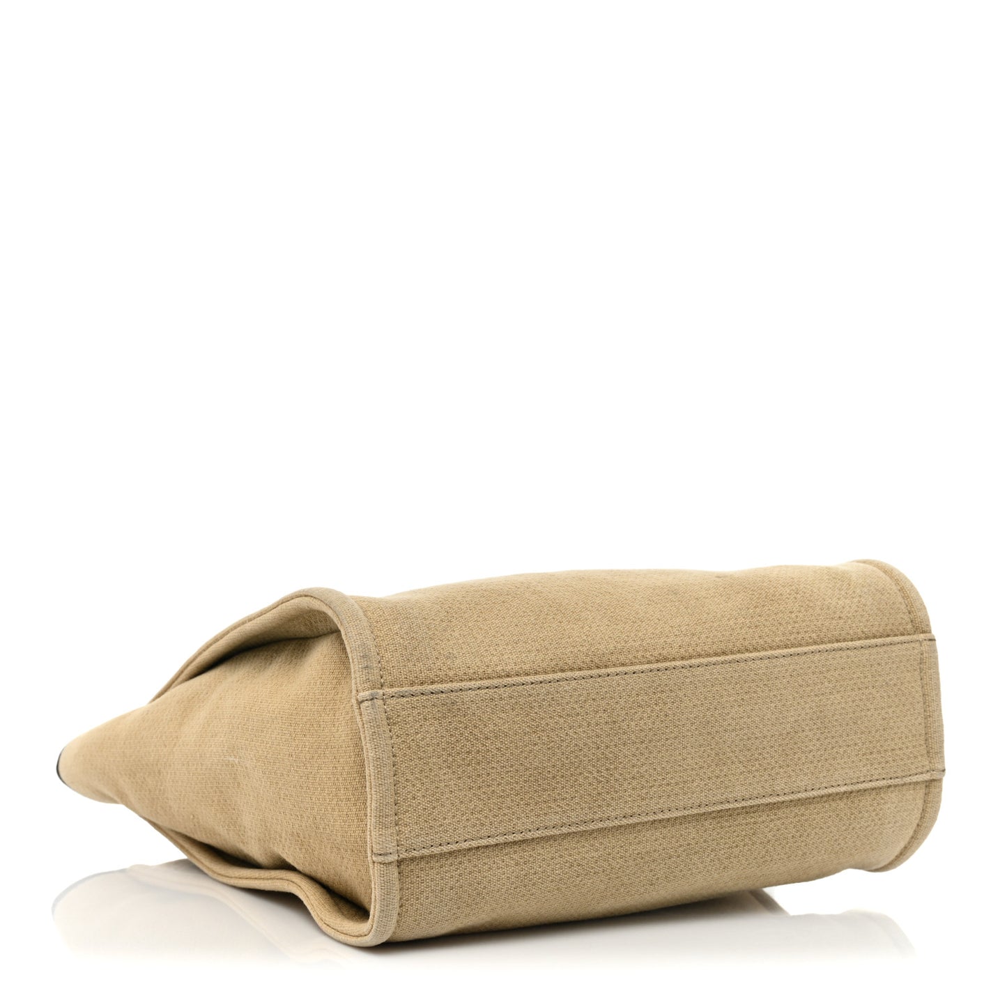 Canvas Mini Deauville Tote Beige Black