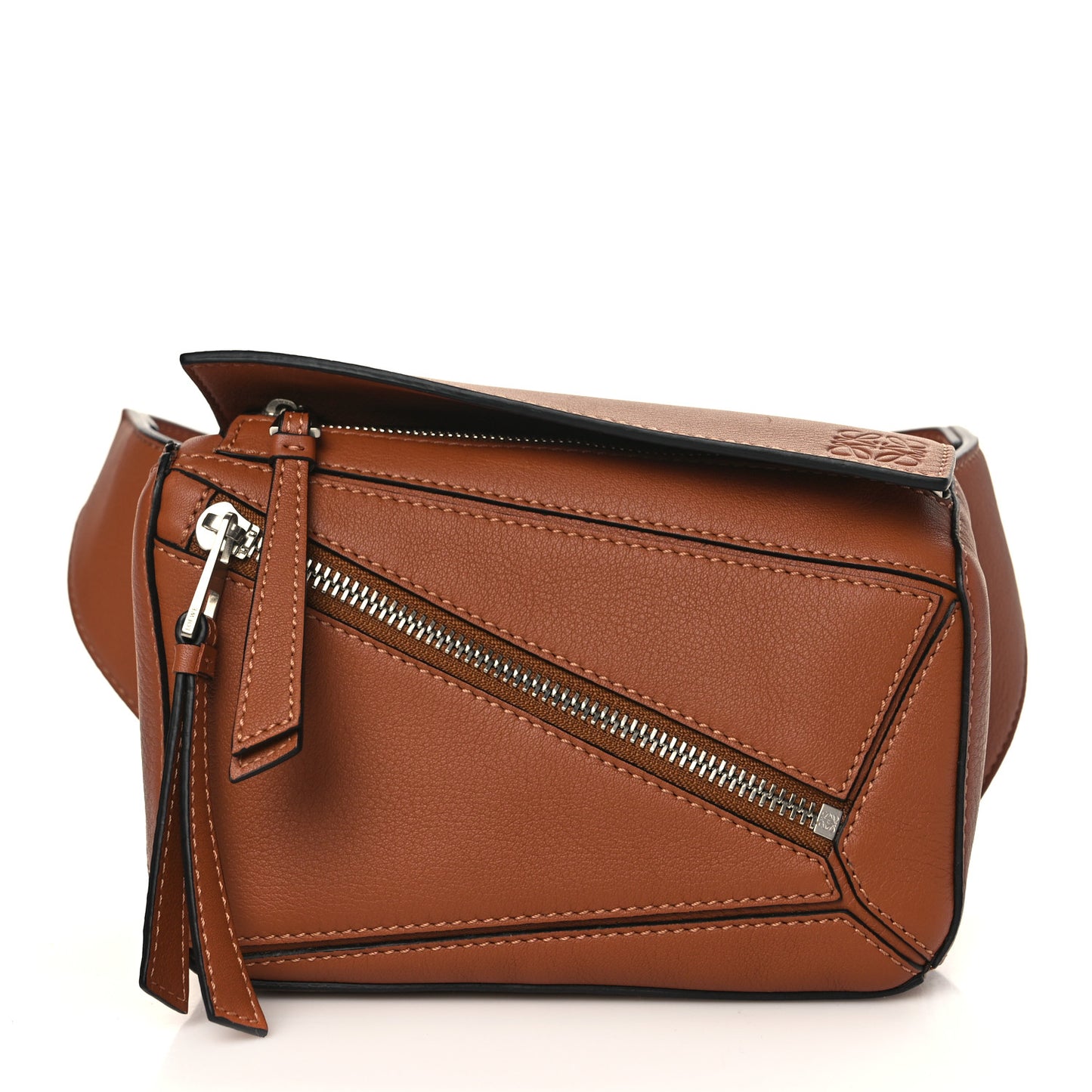 Calfskin Mini Puzzle Bumbag Tan