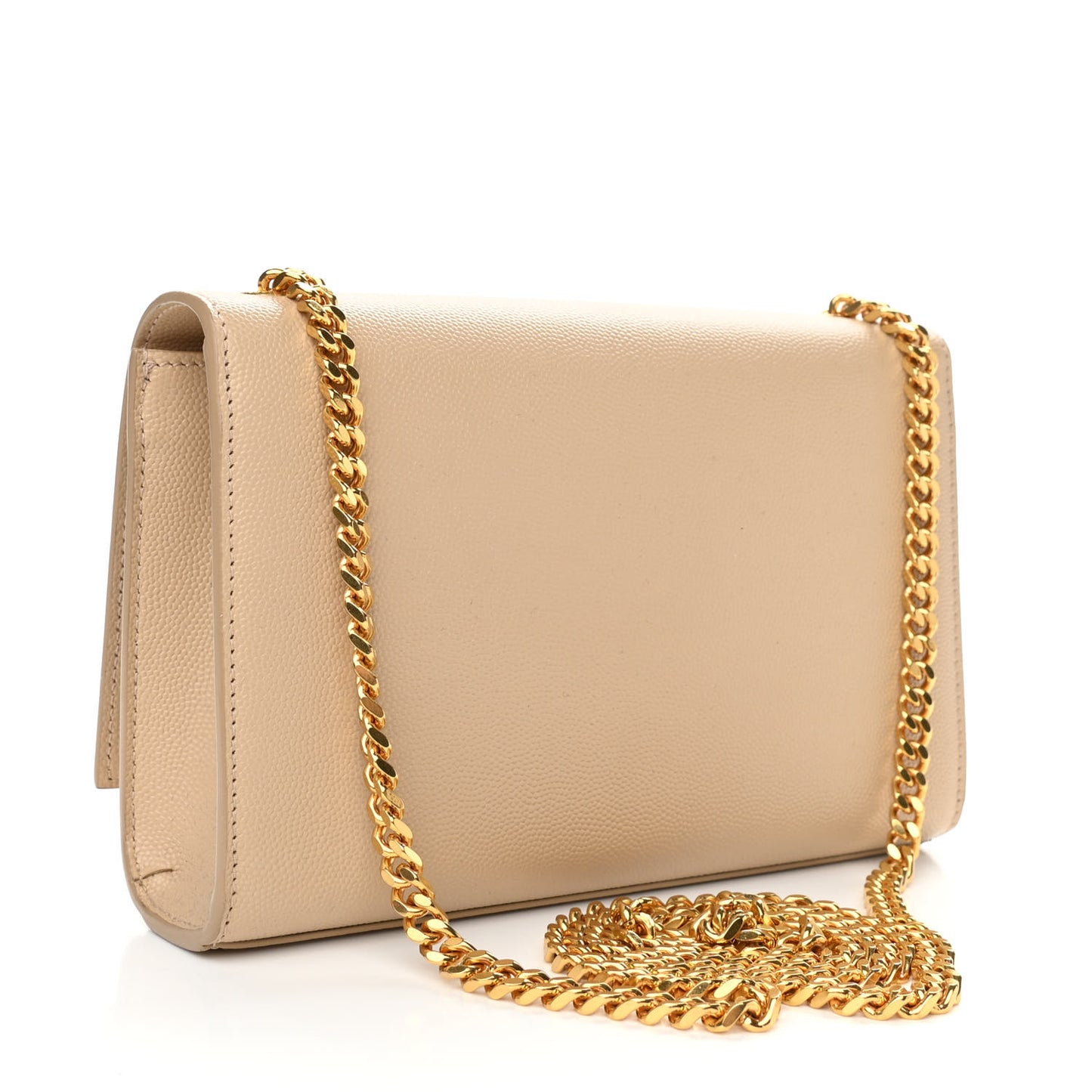 Grain De Poudre Small Monogram Kate Satchel Dark Beige