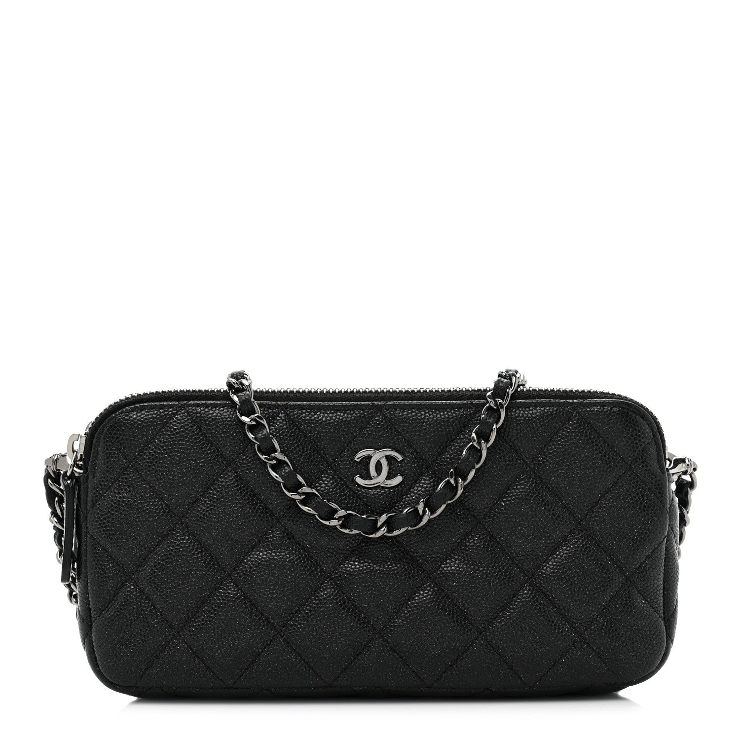 Chanel Caviar Quilted Small Clutch With Chain Black 1 of 12