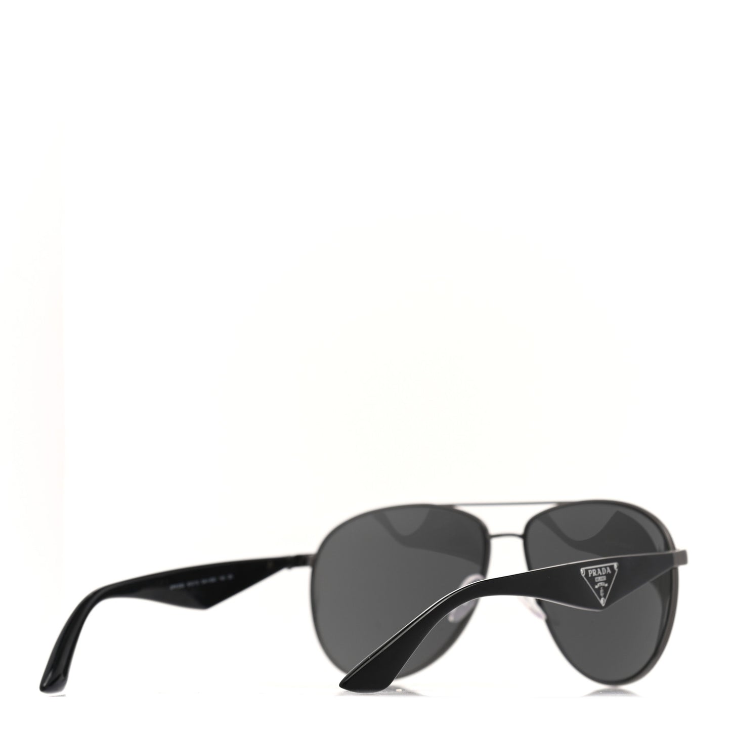 Metal Gradient Aviator Sunglasses SPR53Q Black