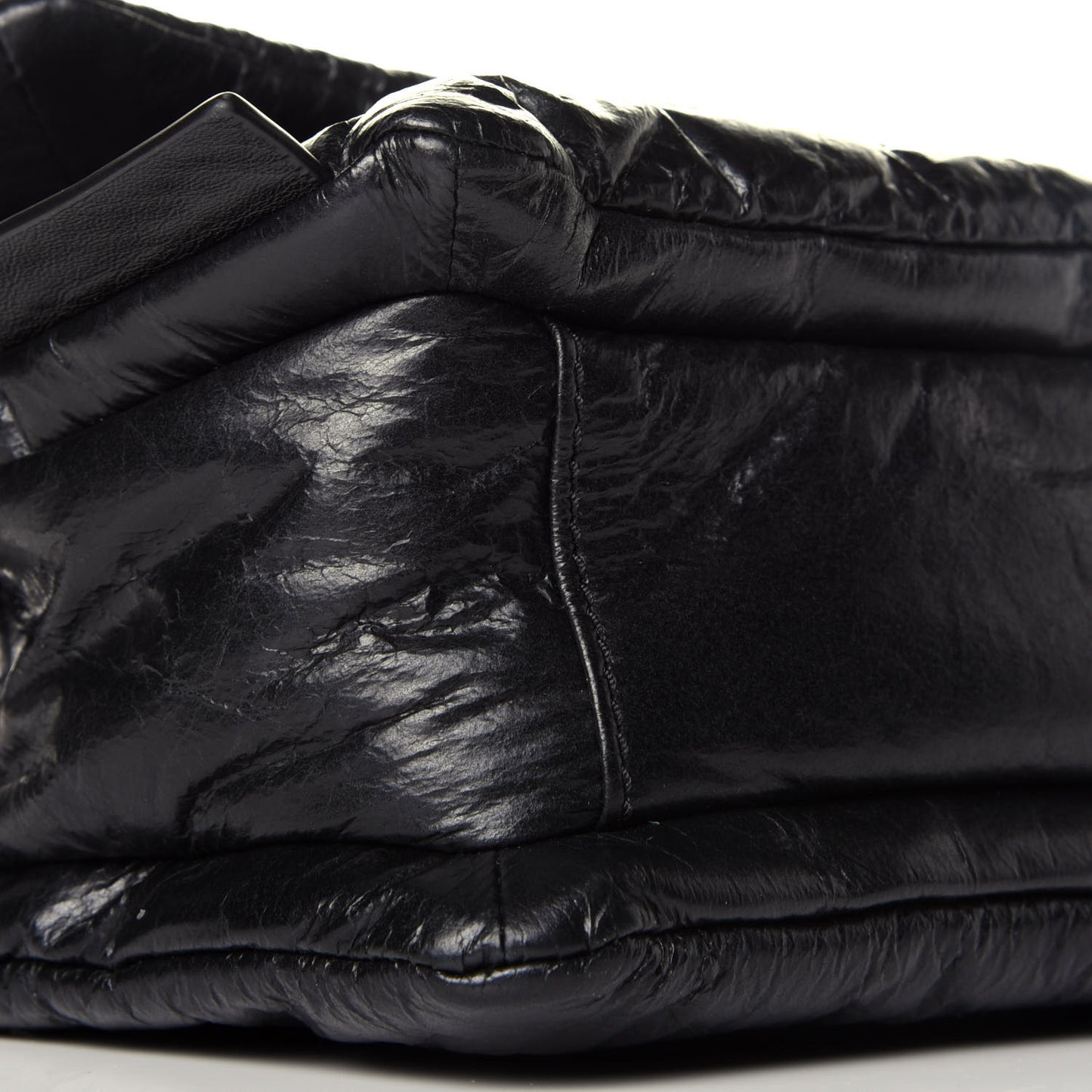 Lambskin The Pillow Bag Black