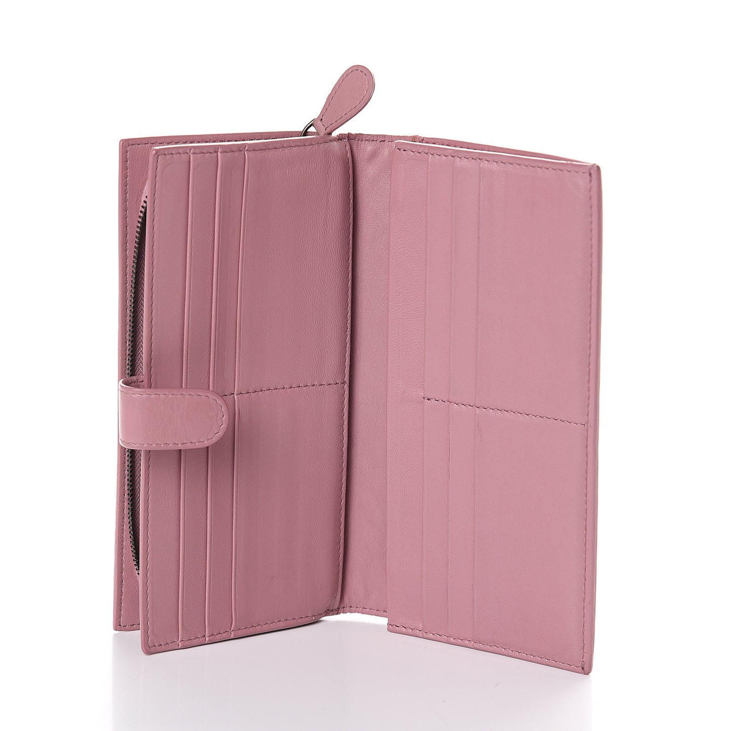Nappa Intrecciato Continental Wallet Watteau