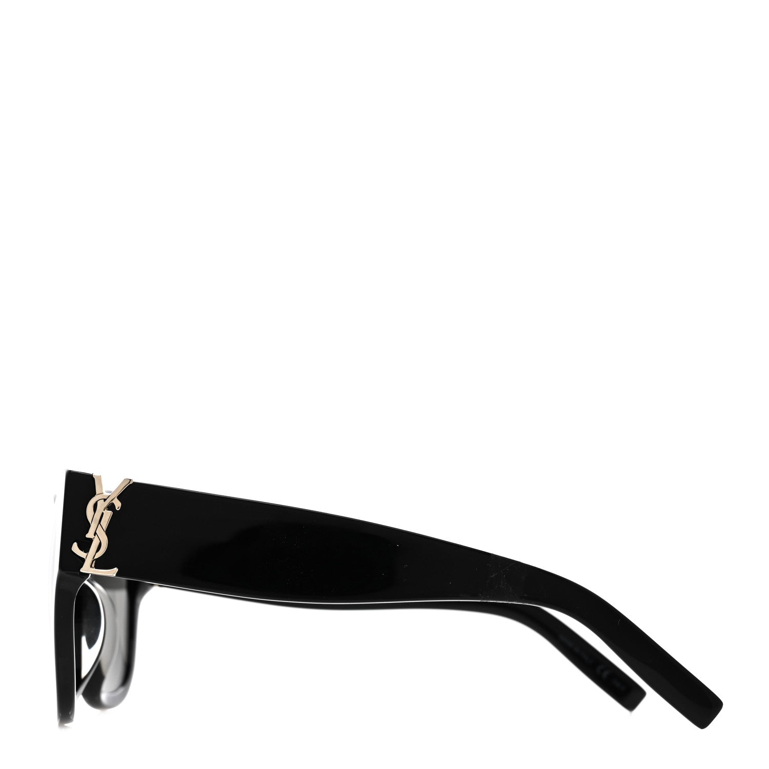 Saint Laurent Acetate Cateye Sunglasses SL M95 F Black 3 of 7