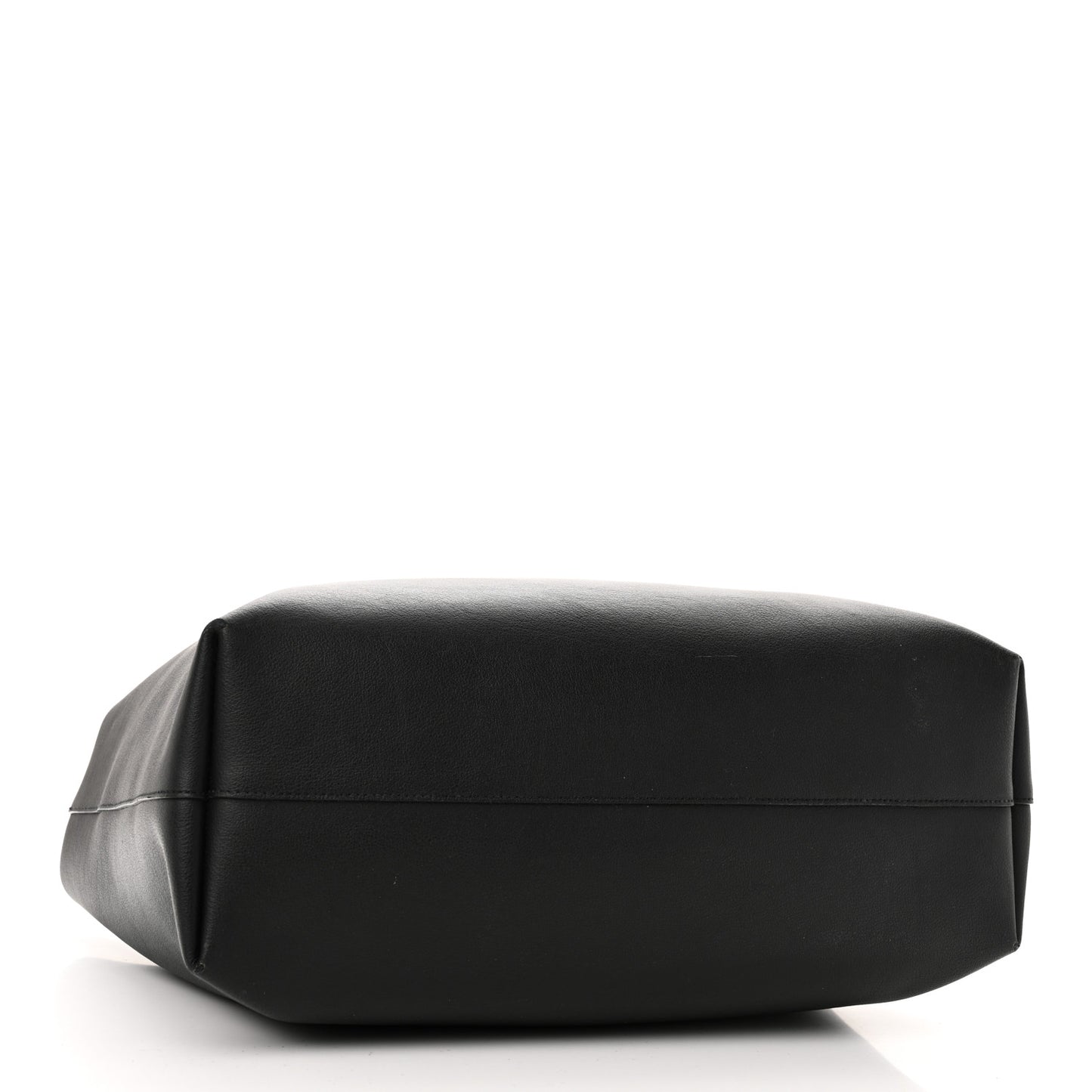 Calfskin Large Shopping Tote Black