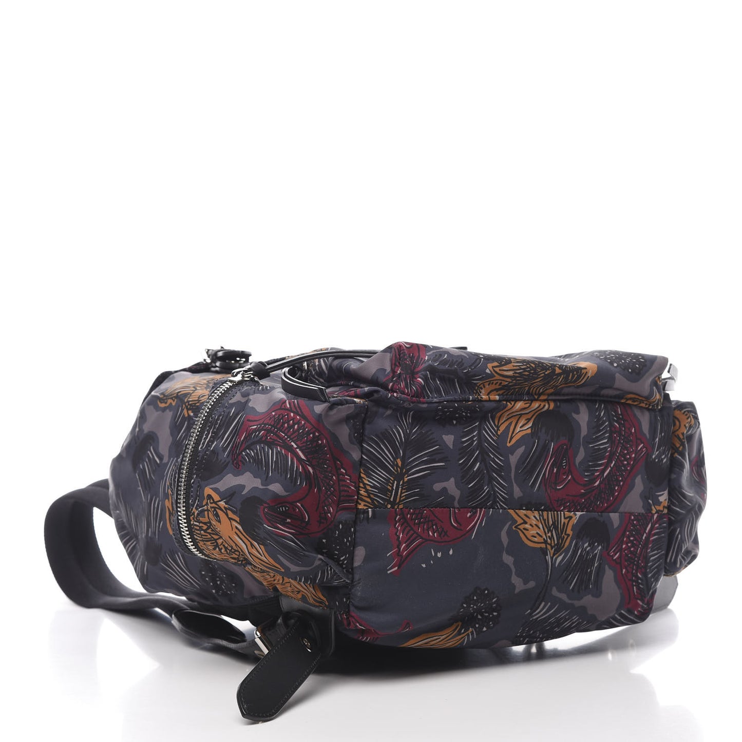 Nylon Beasts Print Large Rucksack Backpack Blue