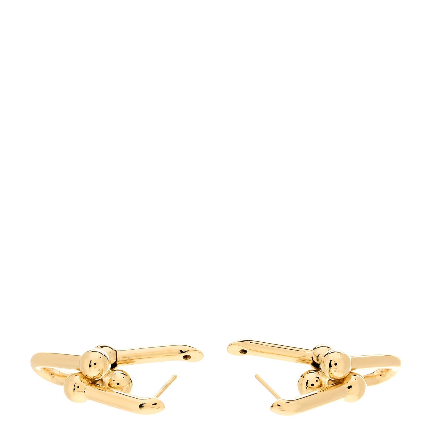 18K Yellow Gold Large HardWear Link Earrings