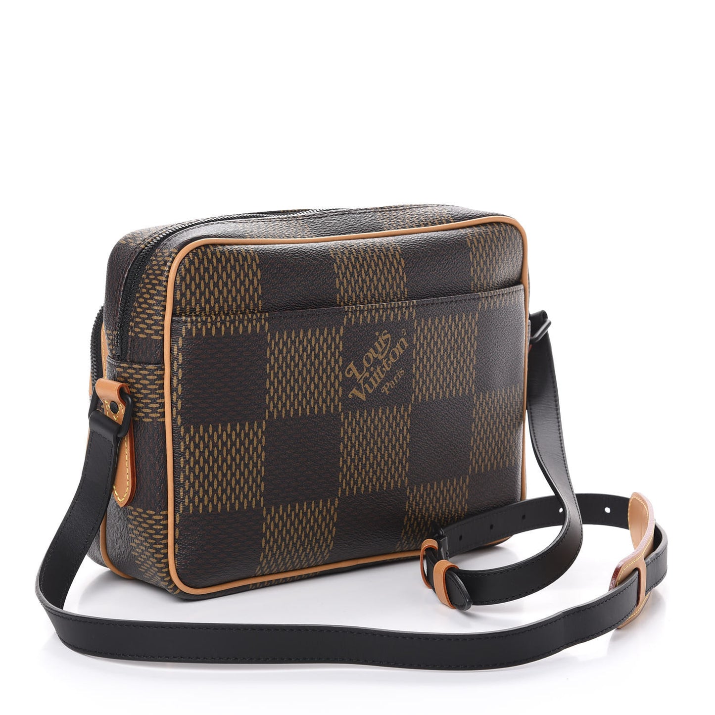 X NIGO Giant Damier Ebene Monogram Nil Messenger