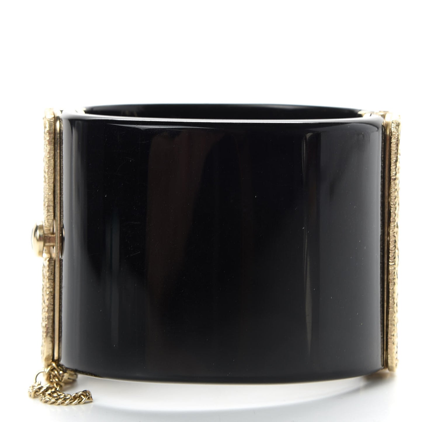 Resin Tweed Effect CC Cuff Black