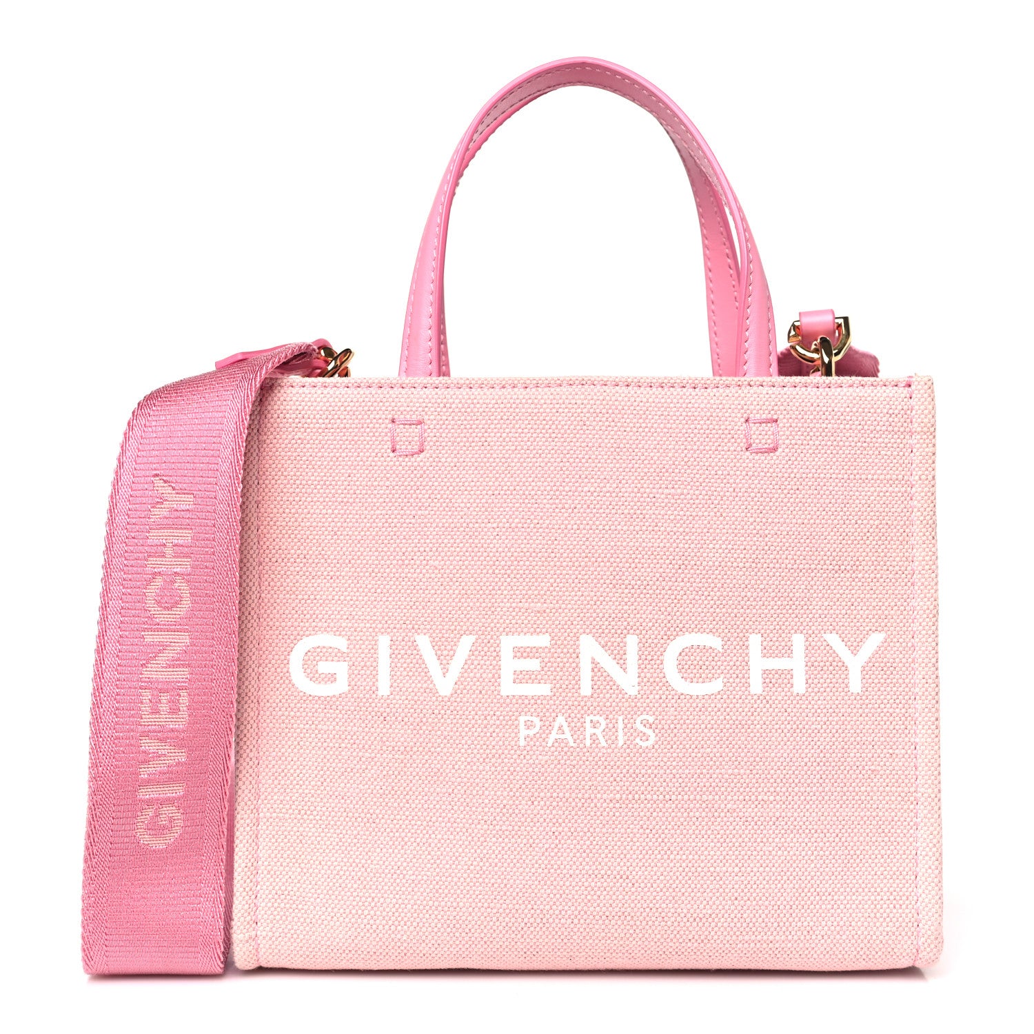 Givenchy Canvas Mini G-Tote Bright Pink 1525957 – FASHIONPHILE