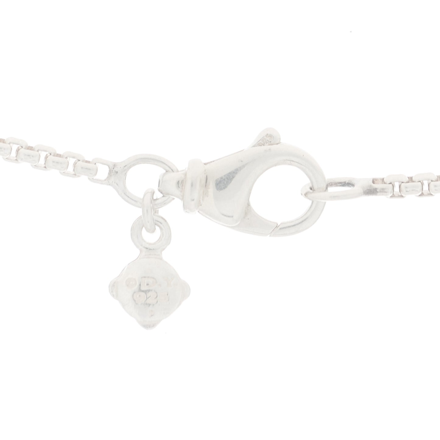Sterling Silver Diamond Crossover Bar Necklace