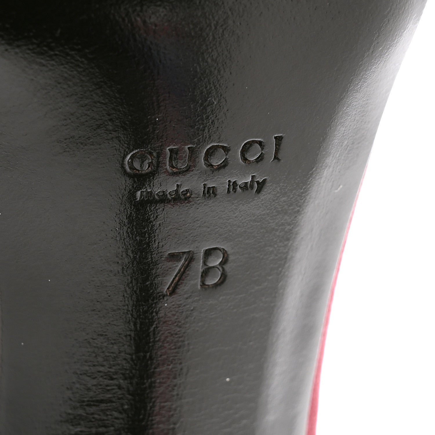 Gucci Suede Satin Tess Sandals 37 Bordeaux 7 of 10