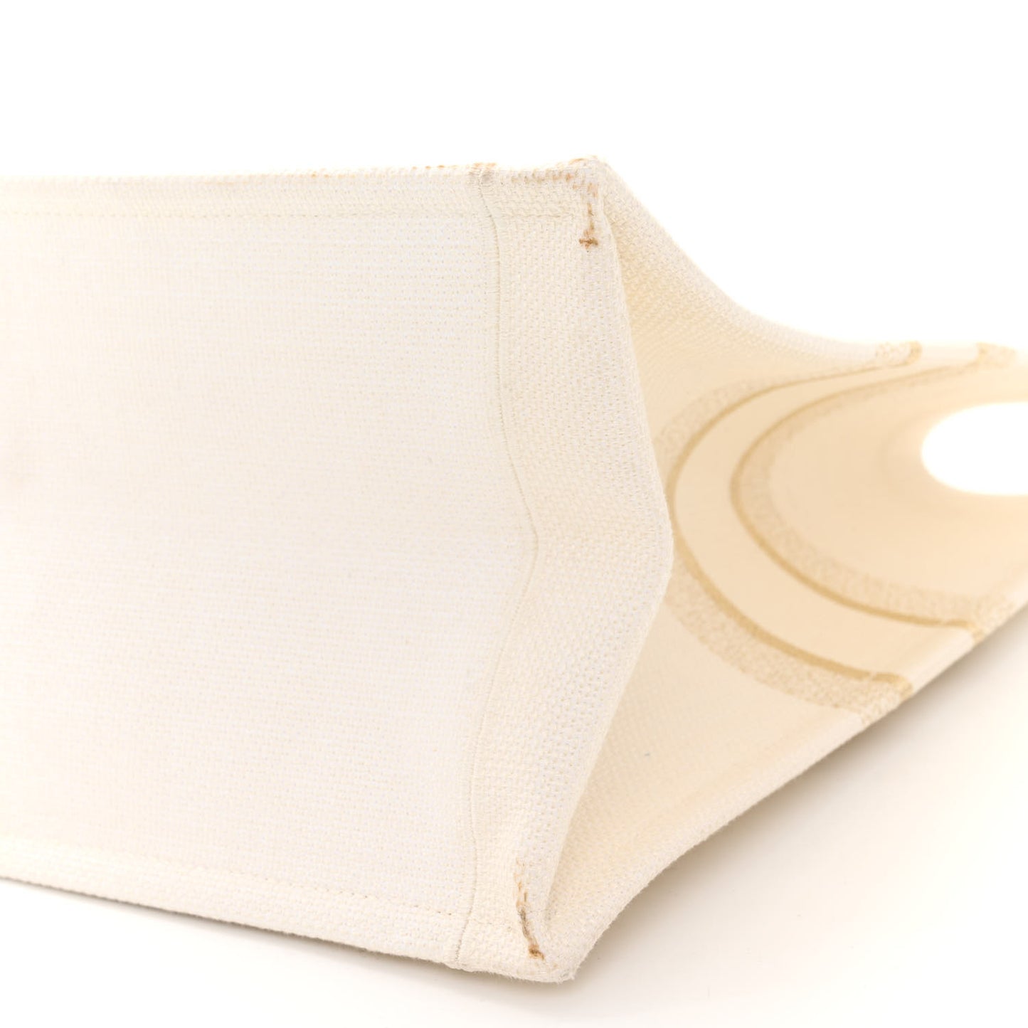 Canvas Embroidered Large Around The World Book Tote Gold