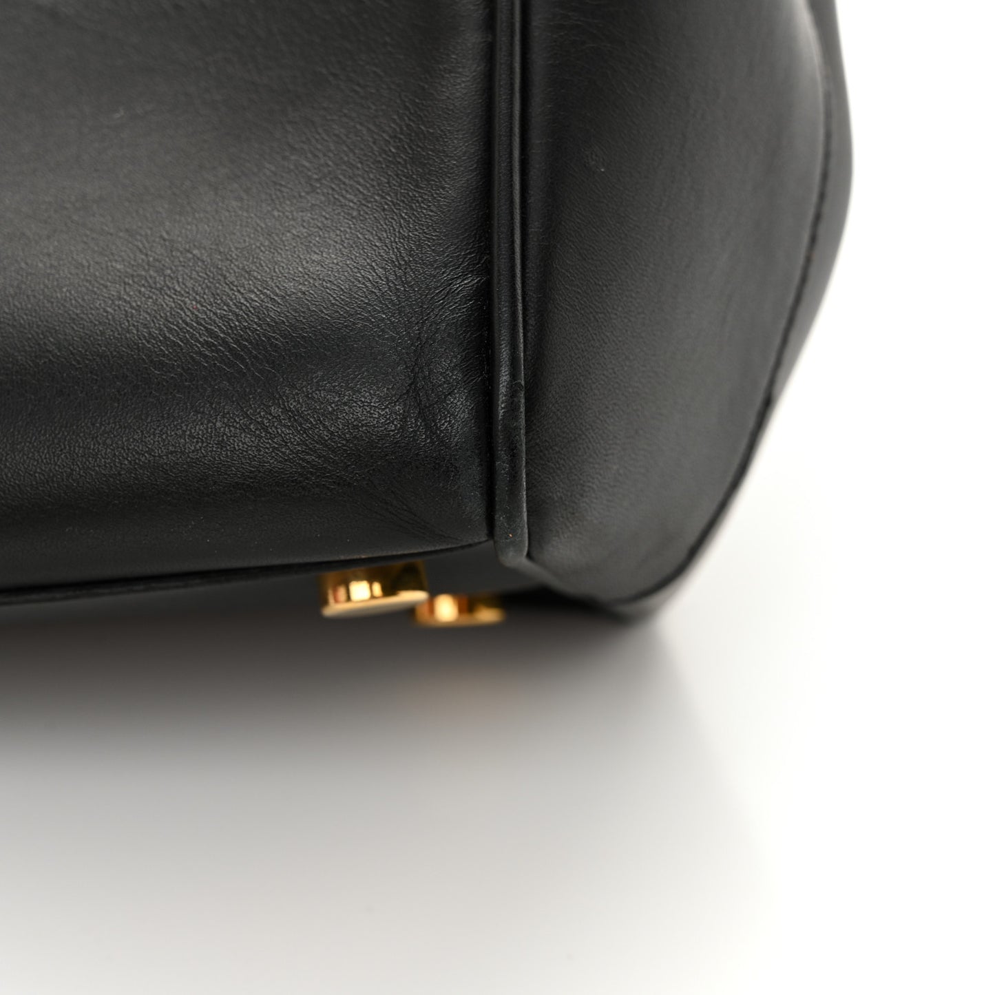 Soft Calfskin Monogram Cassandre Shopper Black