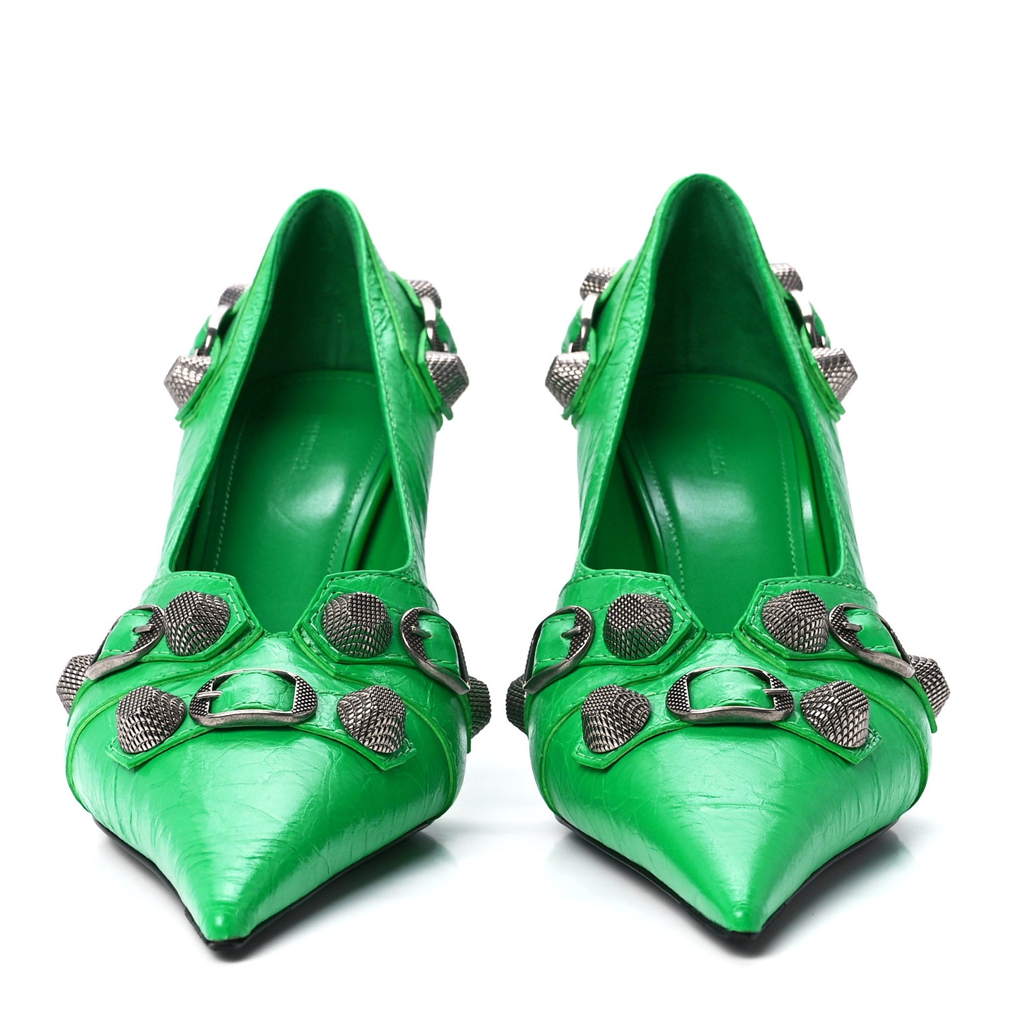 Agneau Arena Cagole 90mm Pumps 40 Vivid Green