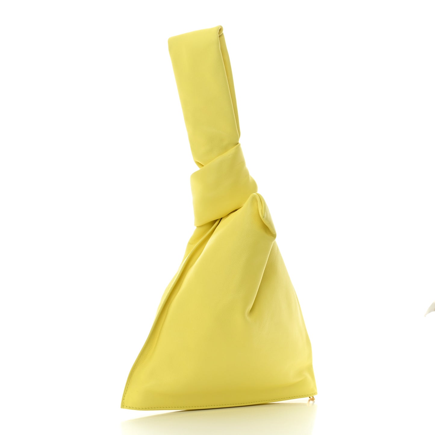 Calfskin Mini BV Twist Yellow