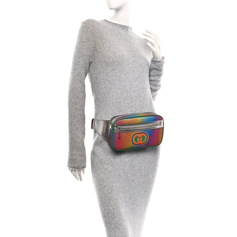 Holographic Good Game Interlocking G Belt Multicolor