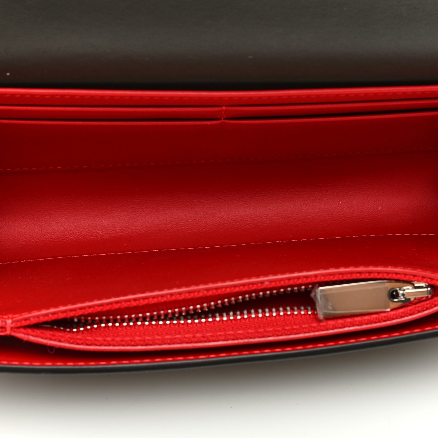 Calfskin Spikes Loubinthesky Paloma Wallet On Chain Rocket