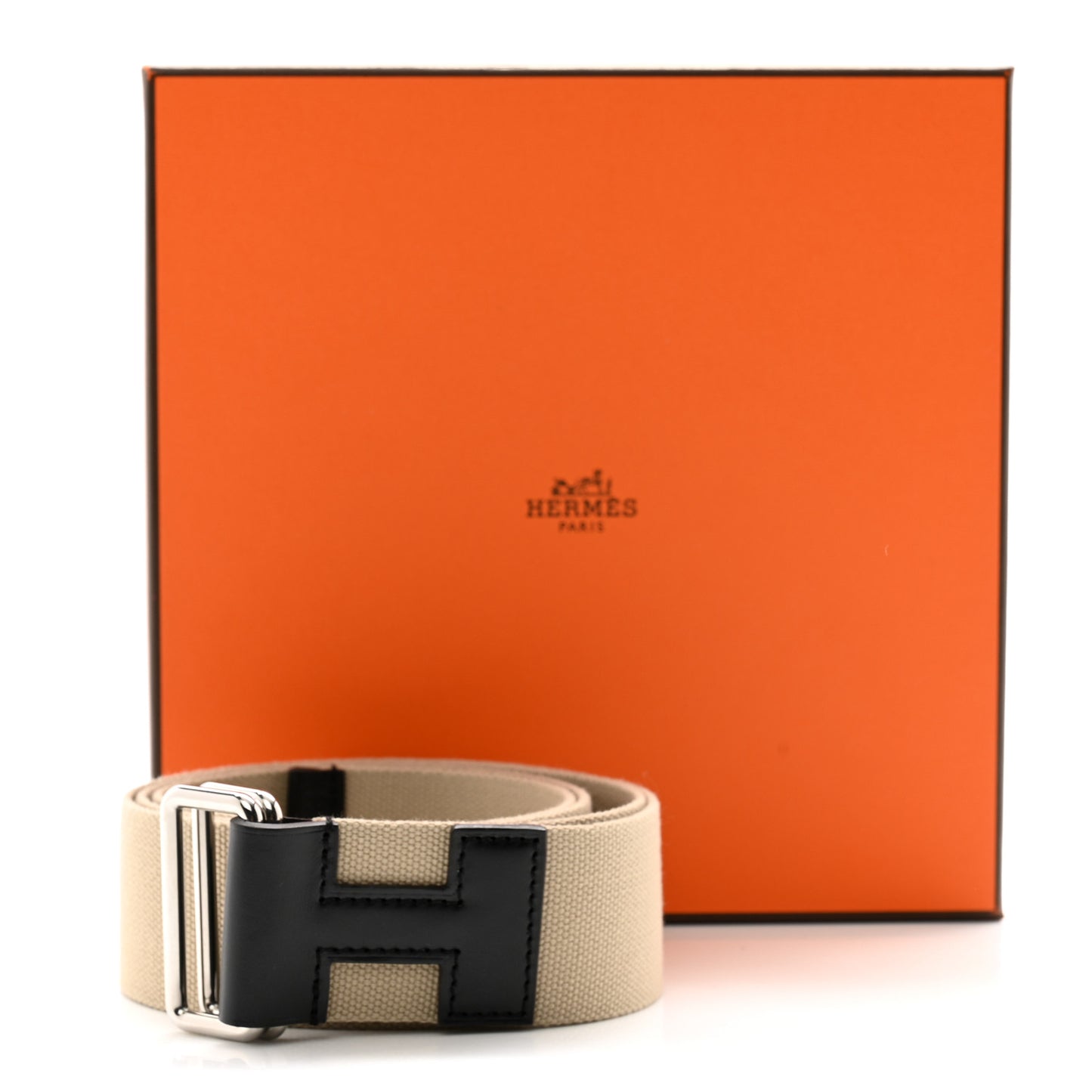 Vache Hunter Sangle Nomade 40 Belt M Black Beige
