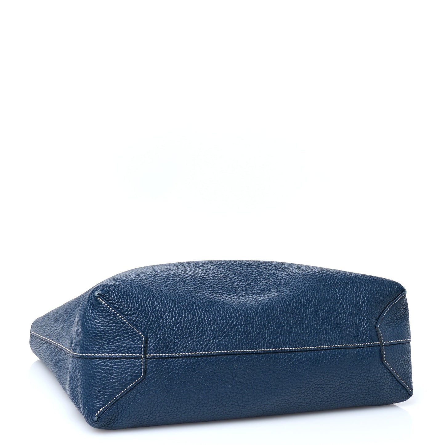 Taurillon Clemence Double Sens 45 Reversible Tote Iris Bleu De Malte