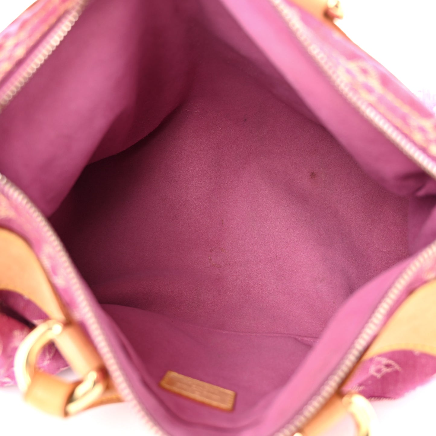 Monogram Denim Neo Speedy Fuchsia