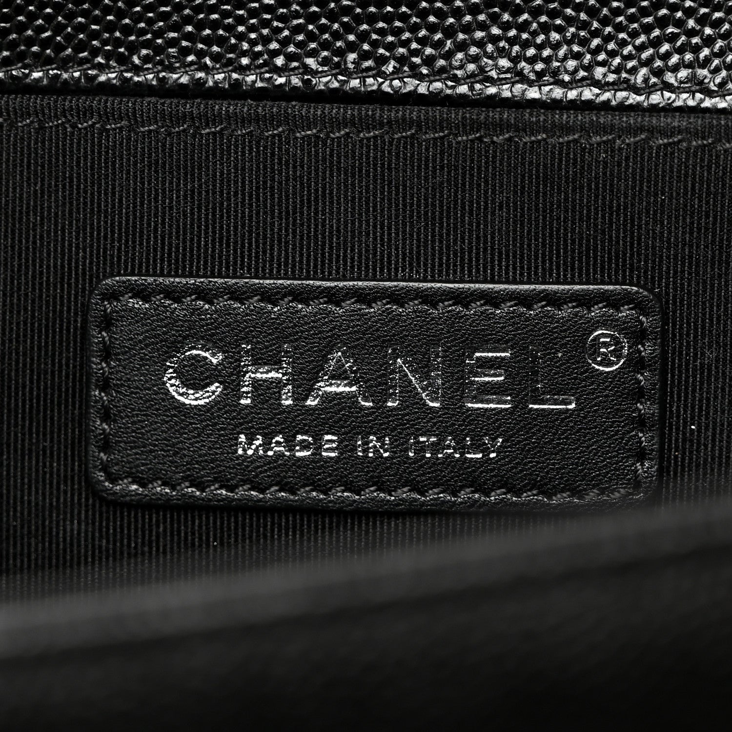 Chanel Caviar Quilted Medium Boy Flap Black 6 of 11