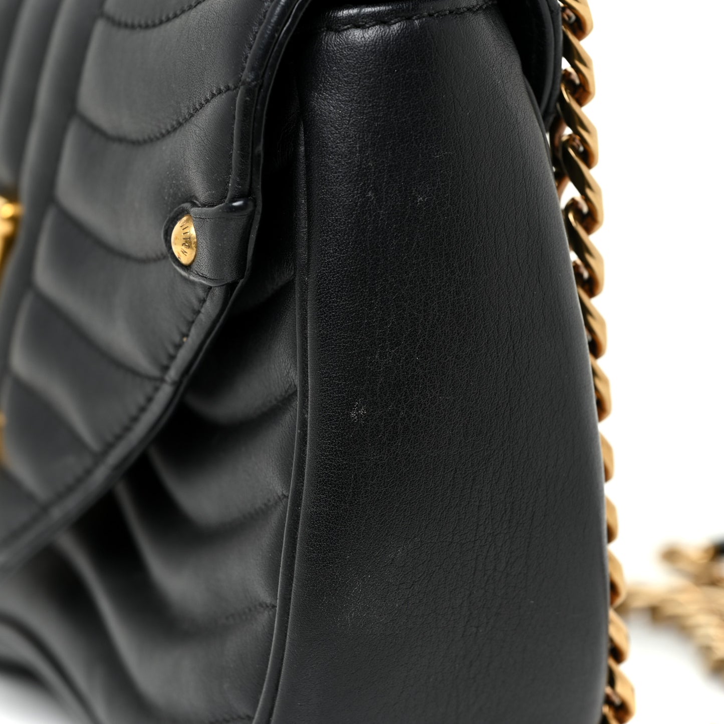 Calfskin New Wave Chain MM Black