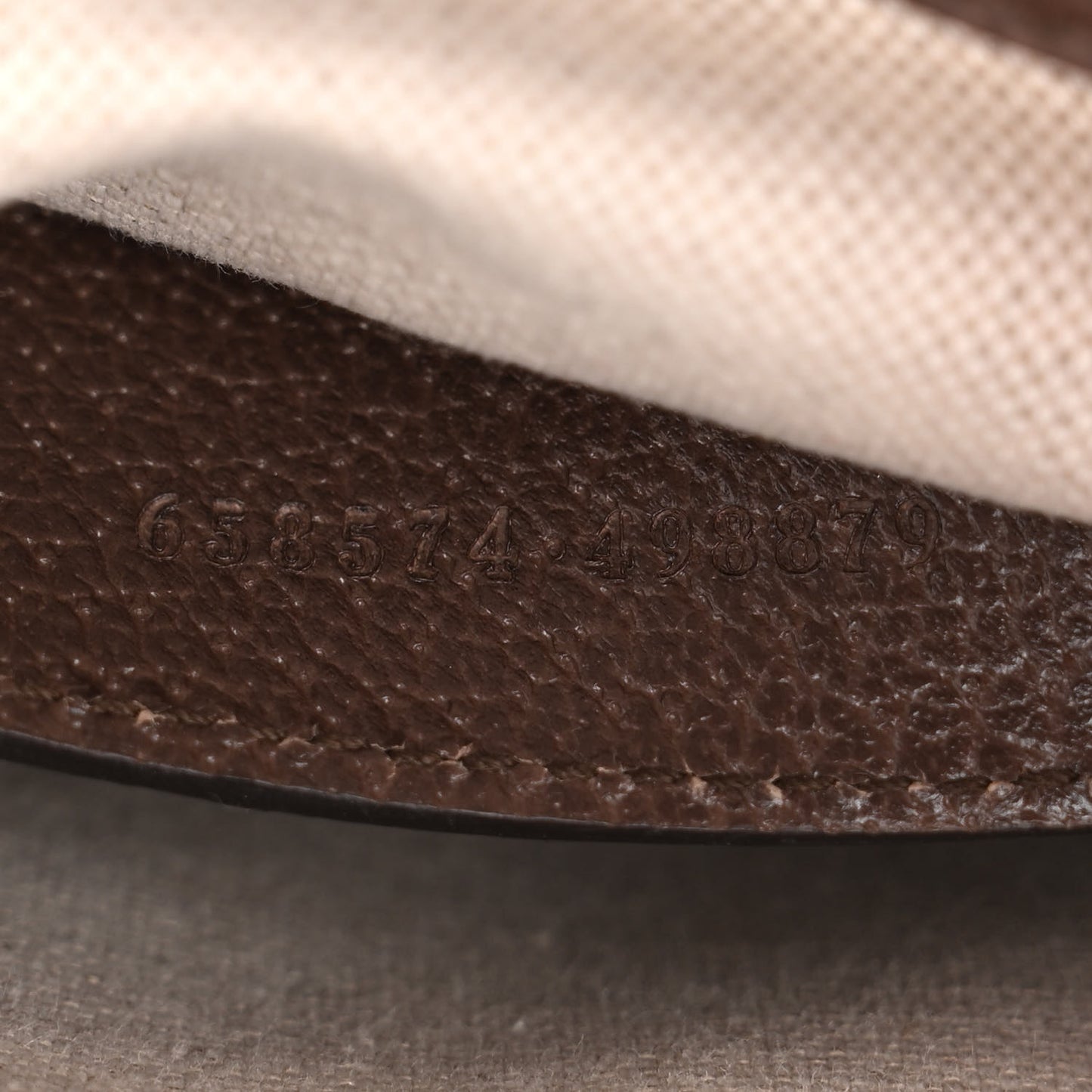 Monogram Jumbo GG Textured Dollar Calfskin Web Mini Horsebit 1955 Shoulder Bag Camel Ebony New Acero