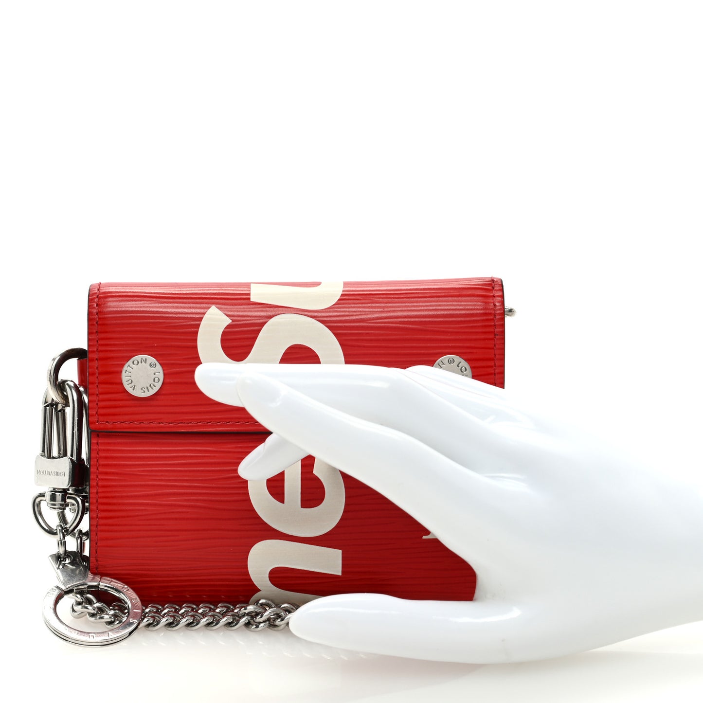 X SUPREME Epi Chain Wallet Red