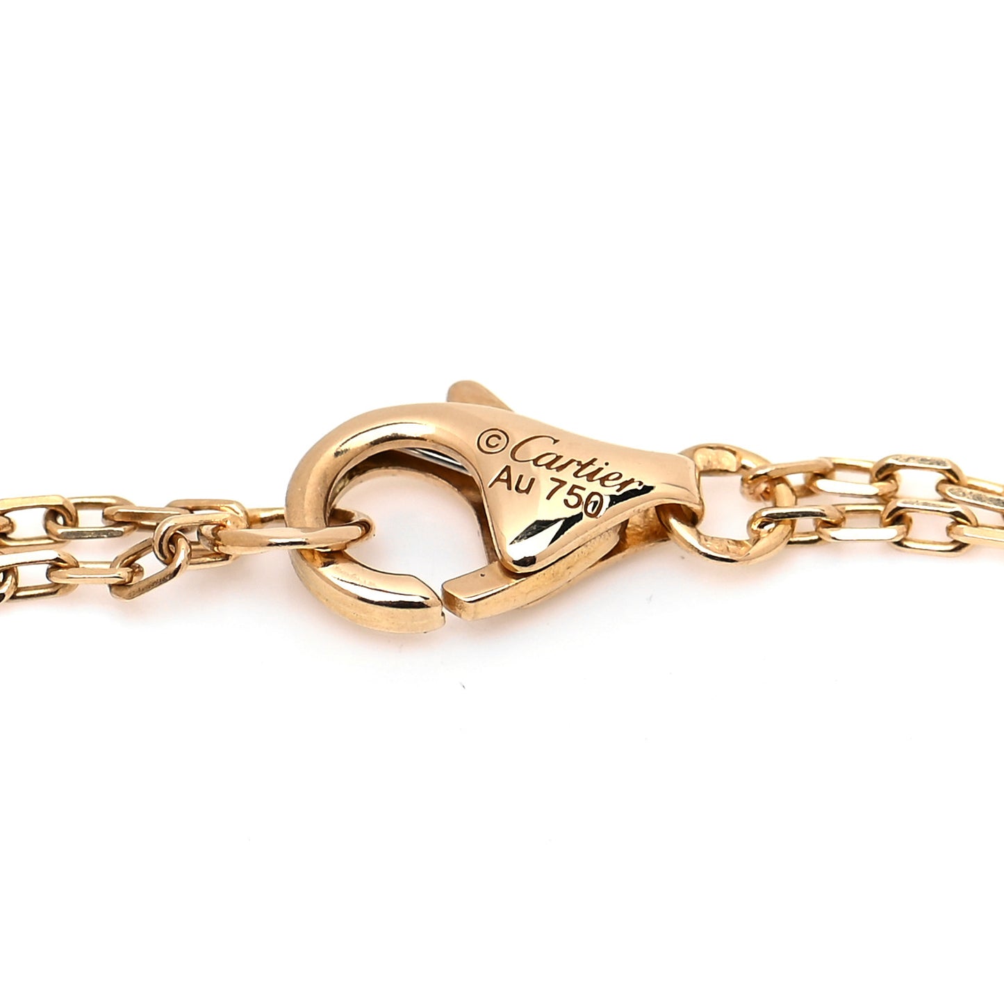 18K Yellow Gold Diamond LOVE Bracelet