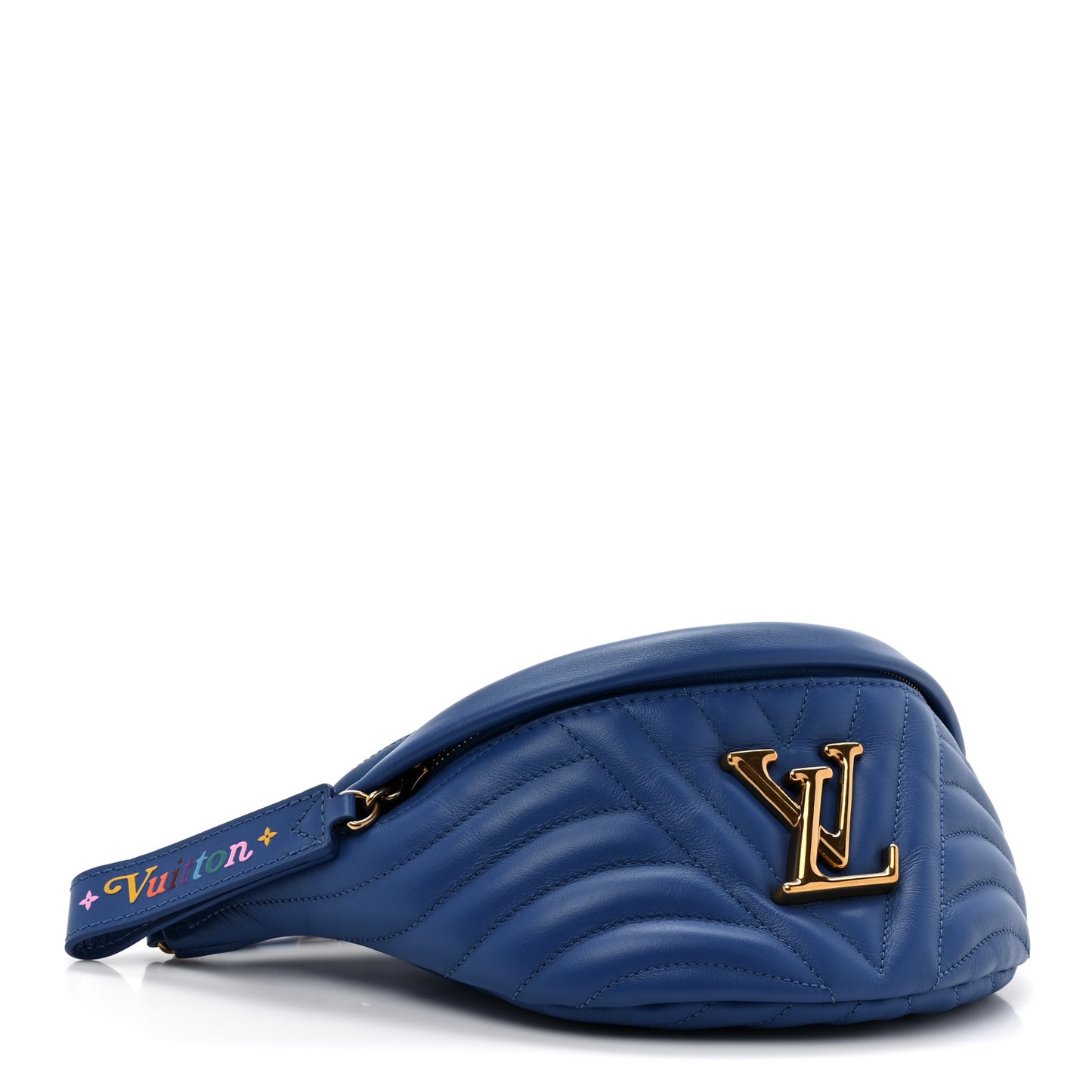 Calfskin New Wave Bumbag Blue Neon