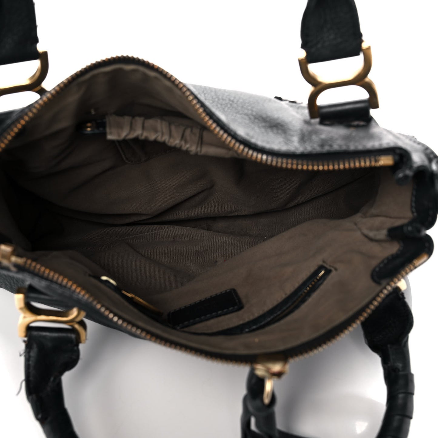 Calfskin Medium Marcie Satchel Black