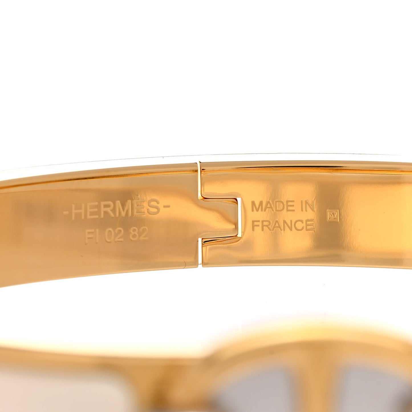 Enamel Mini Farandole Clic Chaine D'Ancre Bracelet Creme