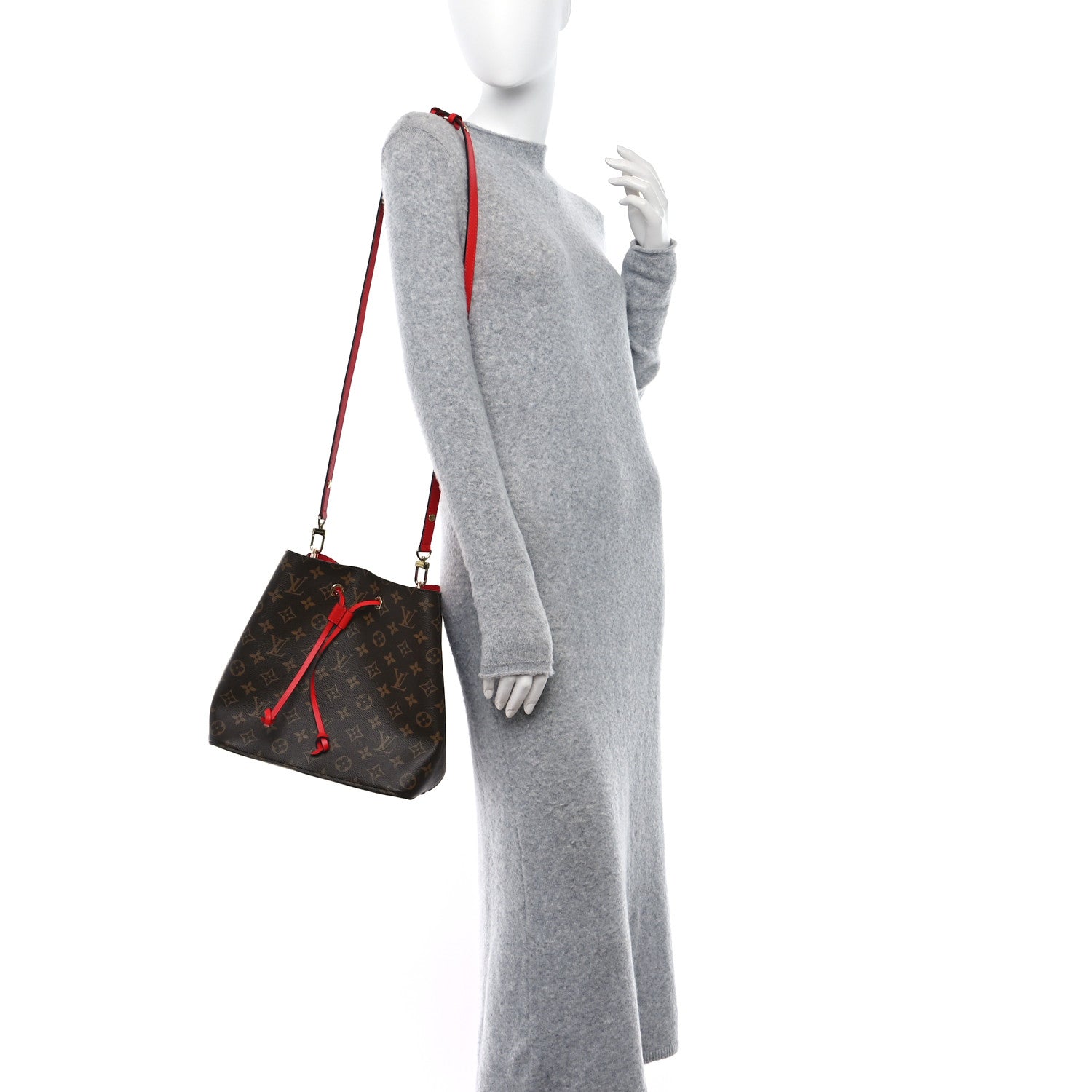 Louis Vuitton Monogram Neonoe MM Coquelicot 2 of 11