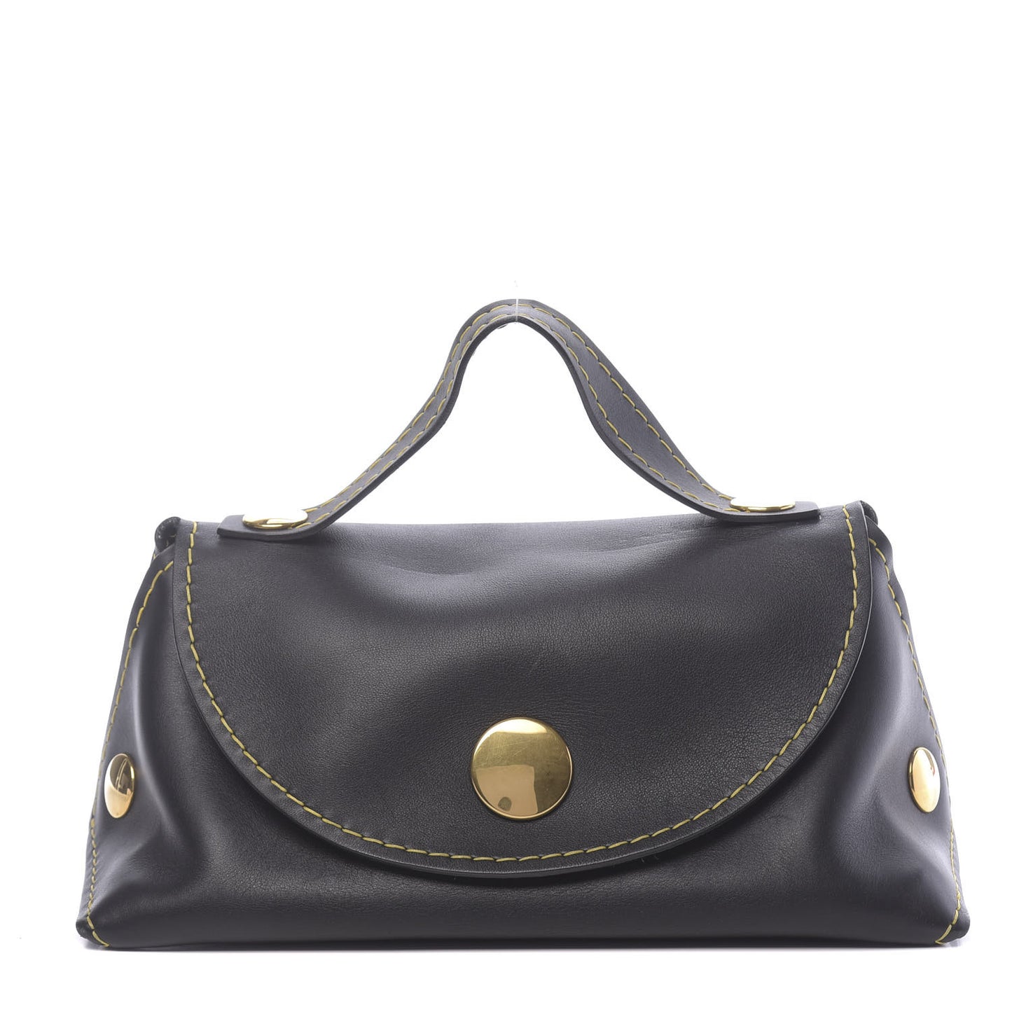 Calfskin Orb Bag Black