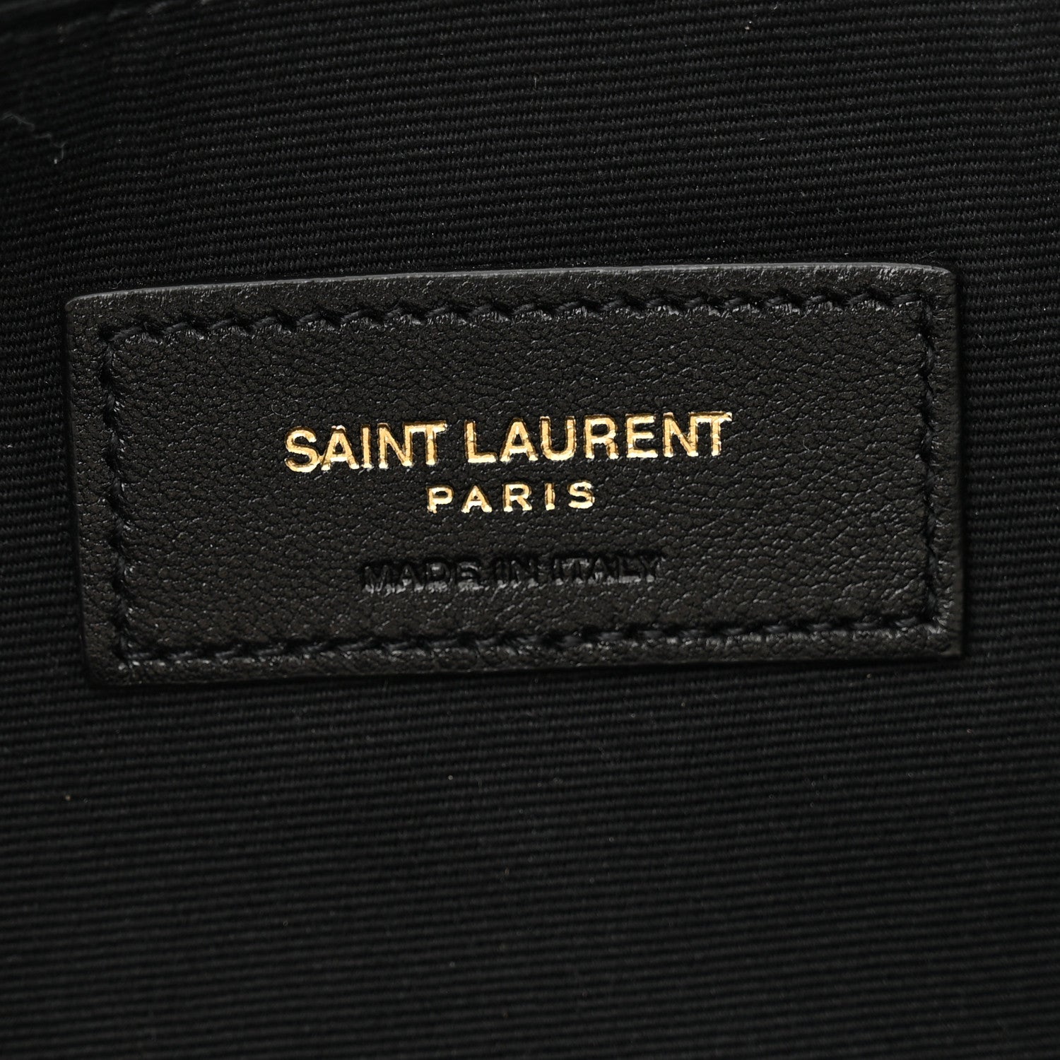 Saint Laurent Calfskin Crocodile Embossed Tablet Pouch Crema Soft 6 of 11