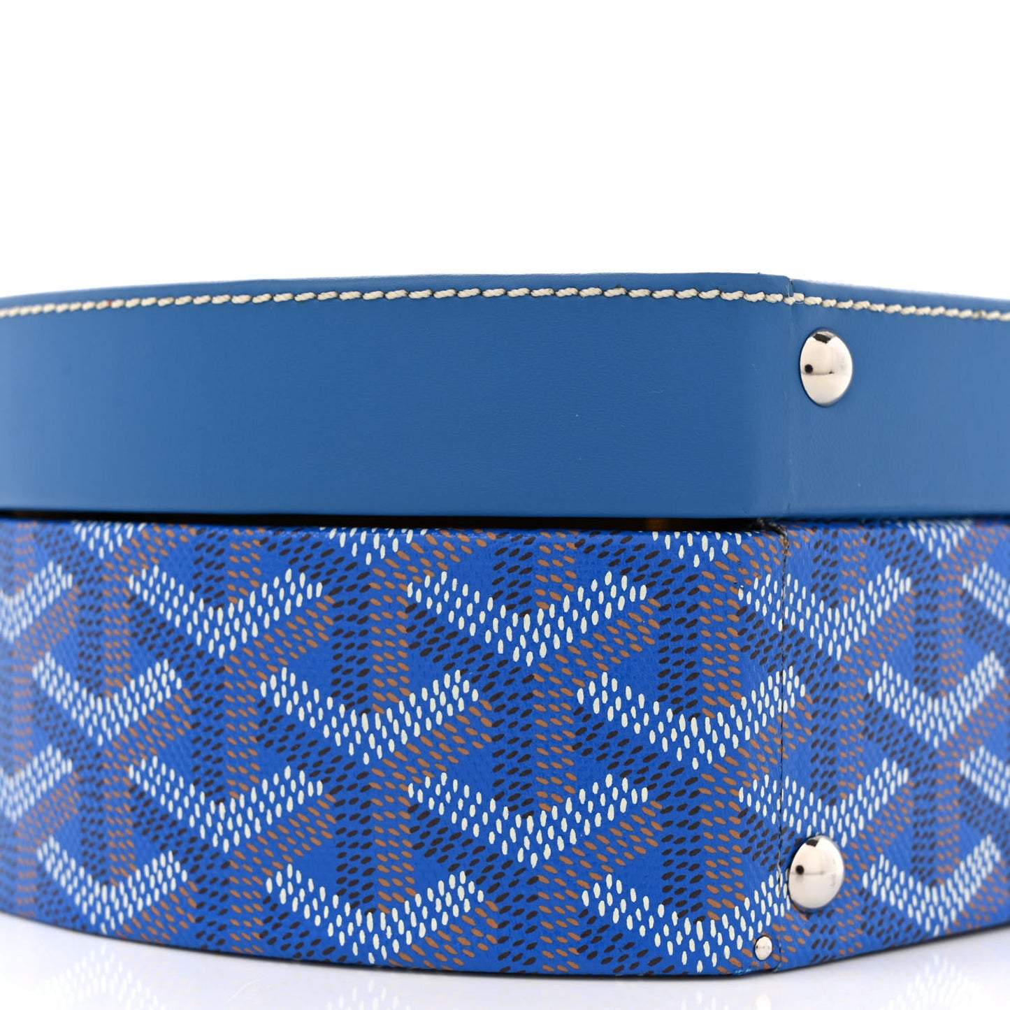 Goyardine Alto Hatbox Sky Blue