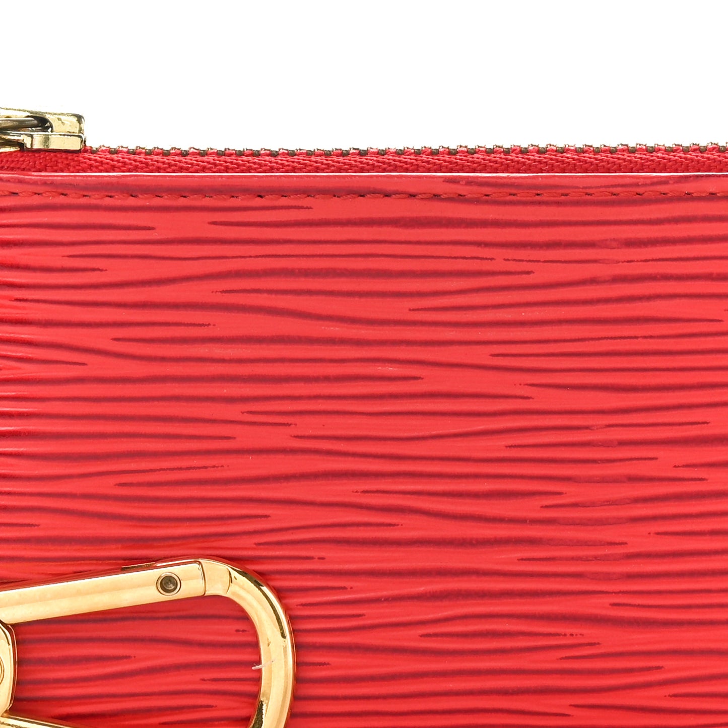 Epi Key Pouch Castillan Red