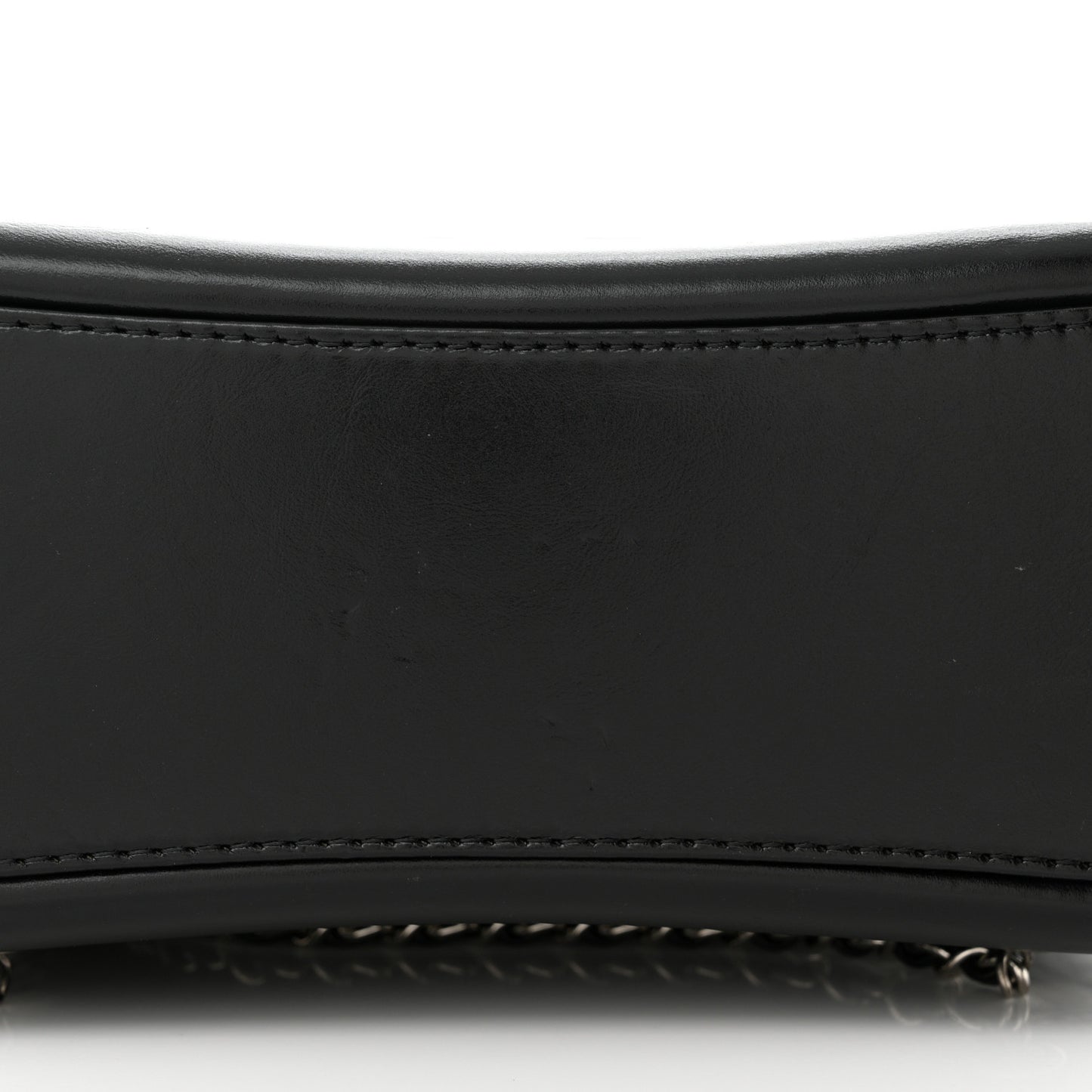 Aged Calfskin Quilted Small Gabrielle Backpack Black