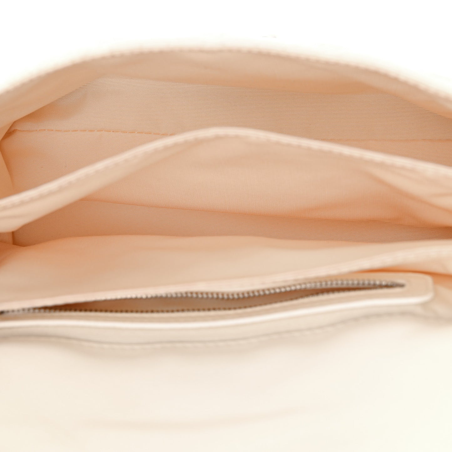 Lambskin Cannage New Lock Flap White