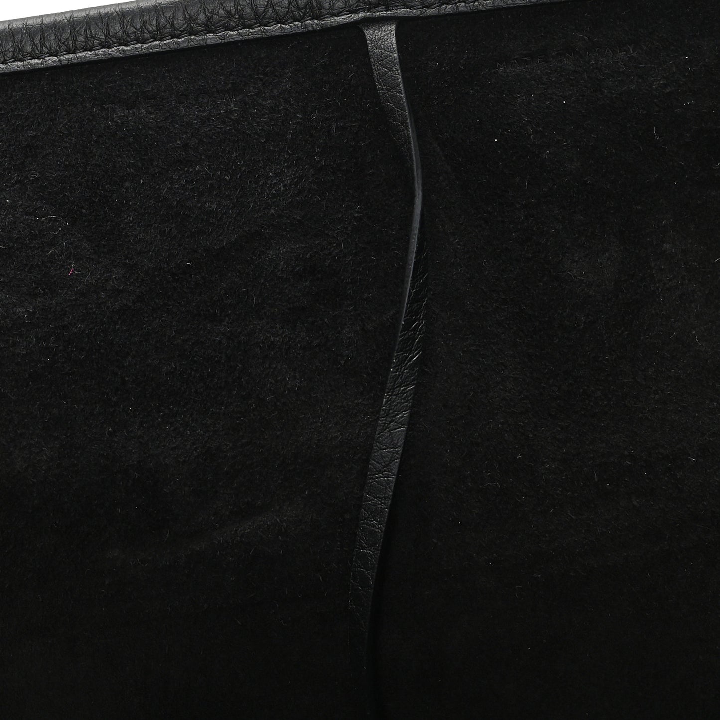 Grained Calfskin Park Tote Three Black