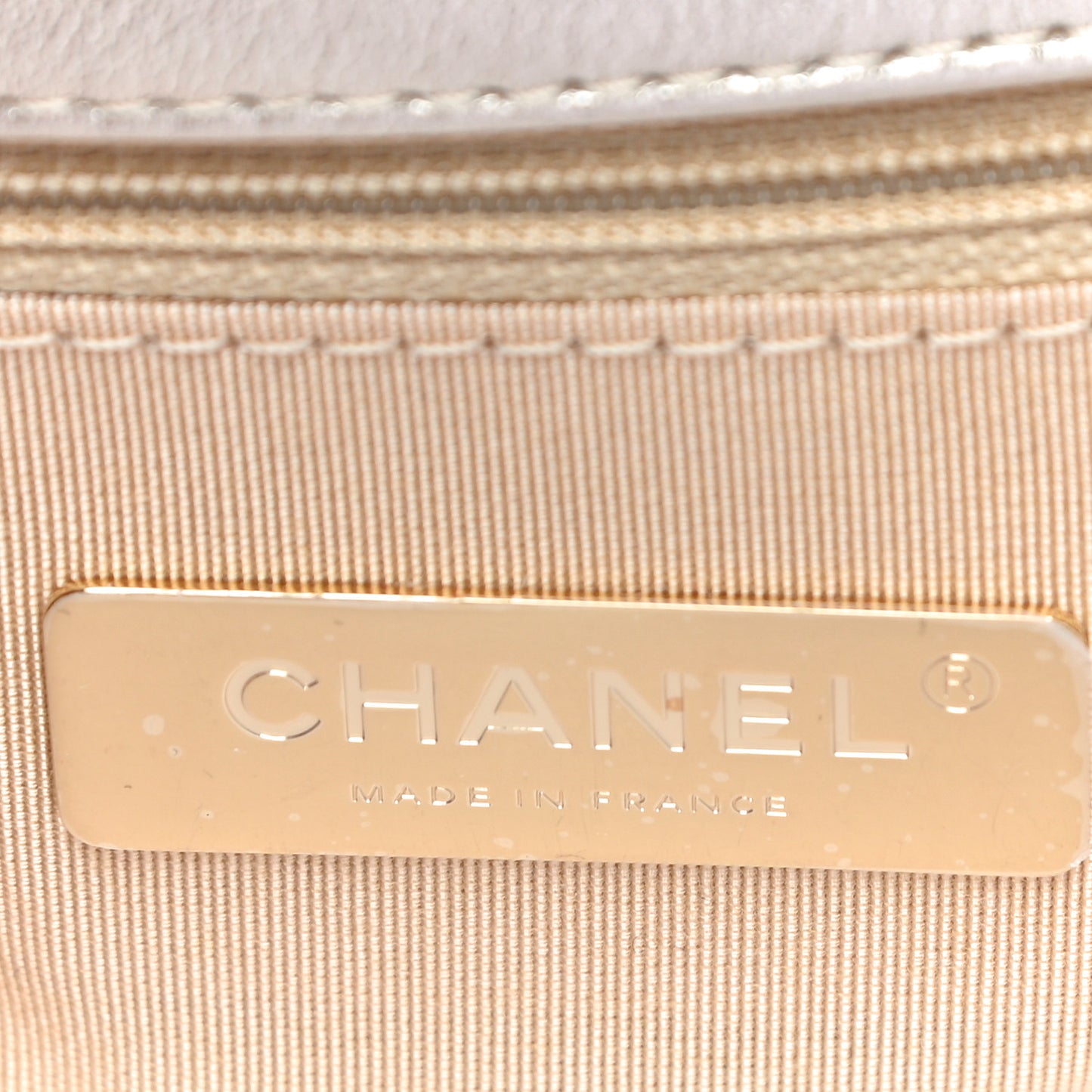 Metallic Lambskin Quilted Medium Chanel 19 Flap Gold