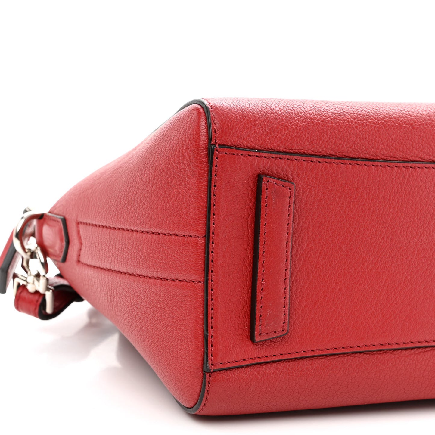 Sugar Goatskin Mini Antigona Medium Red