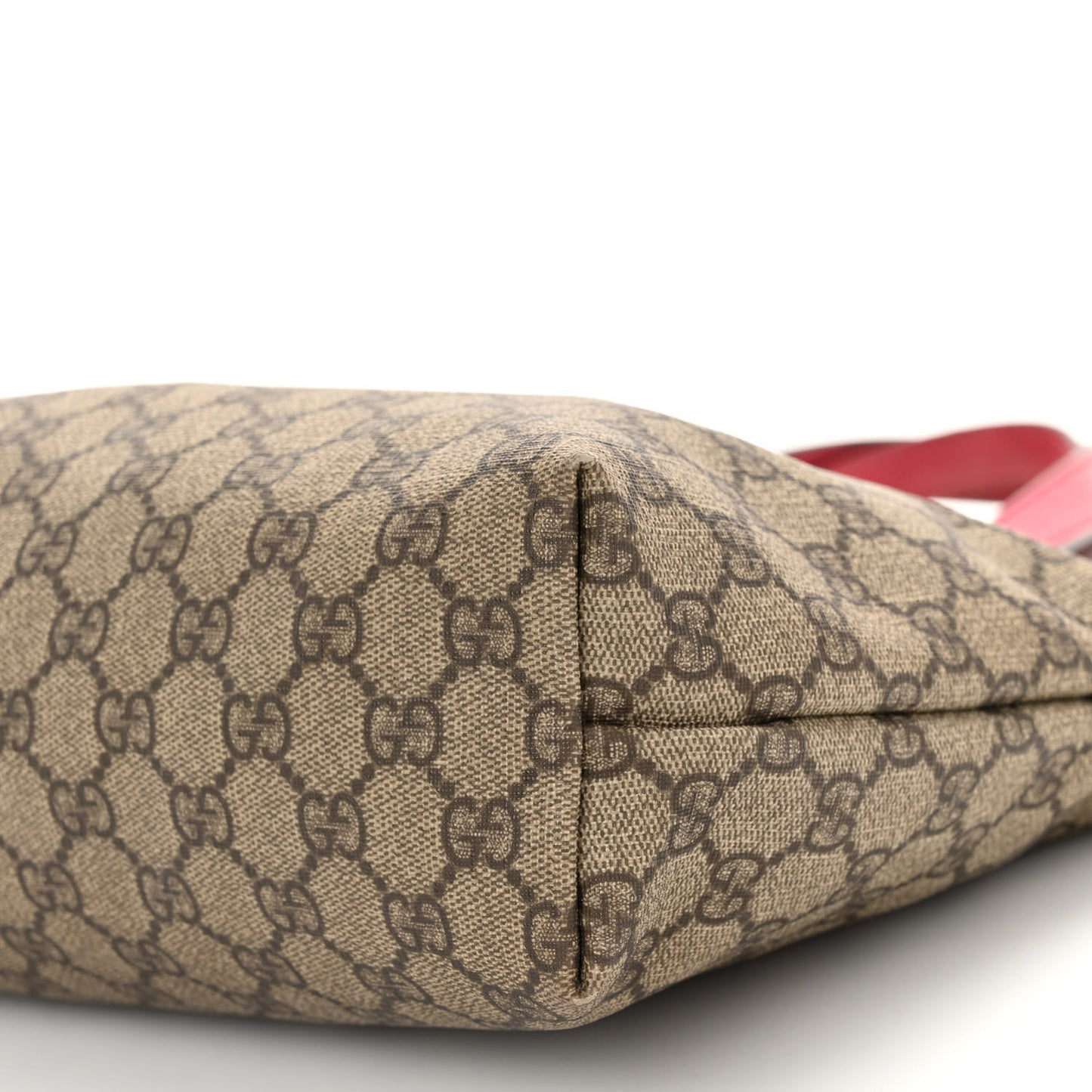 GG Supreme Monogram Small Joy Tote Red