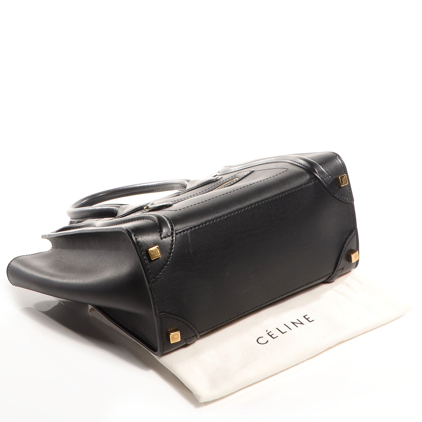 Smooth Calfskin Micro Luggage Black