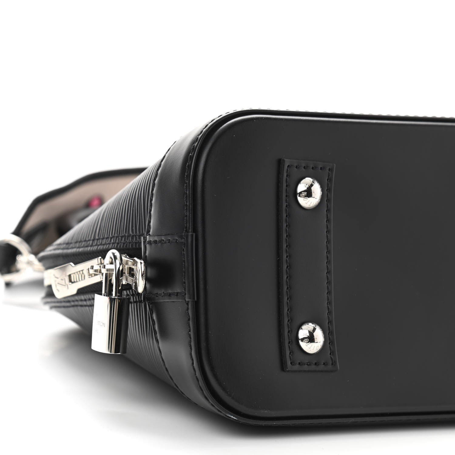 Louis Vuitton Epi Jacquard Alma BB Black 8 of 9