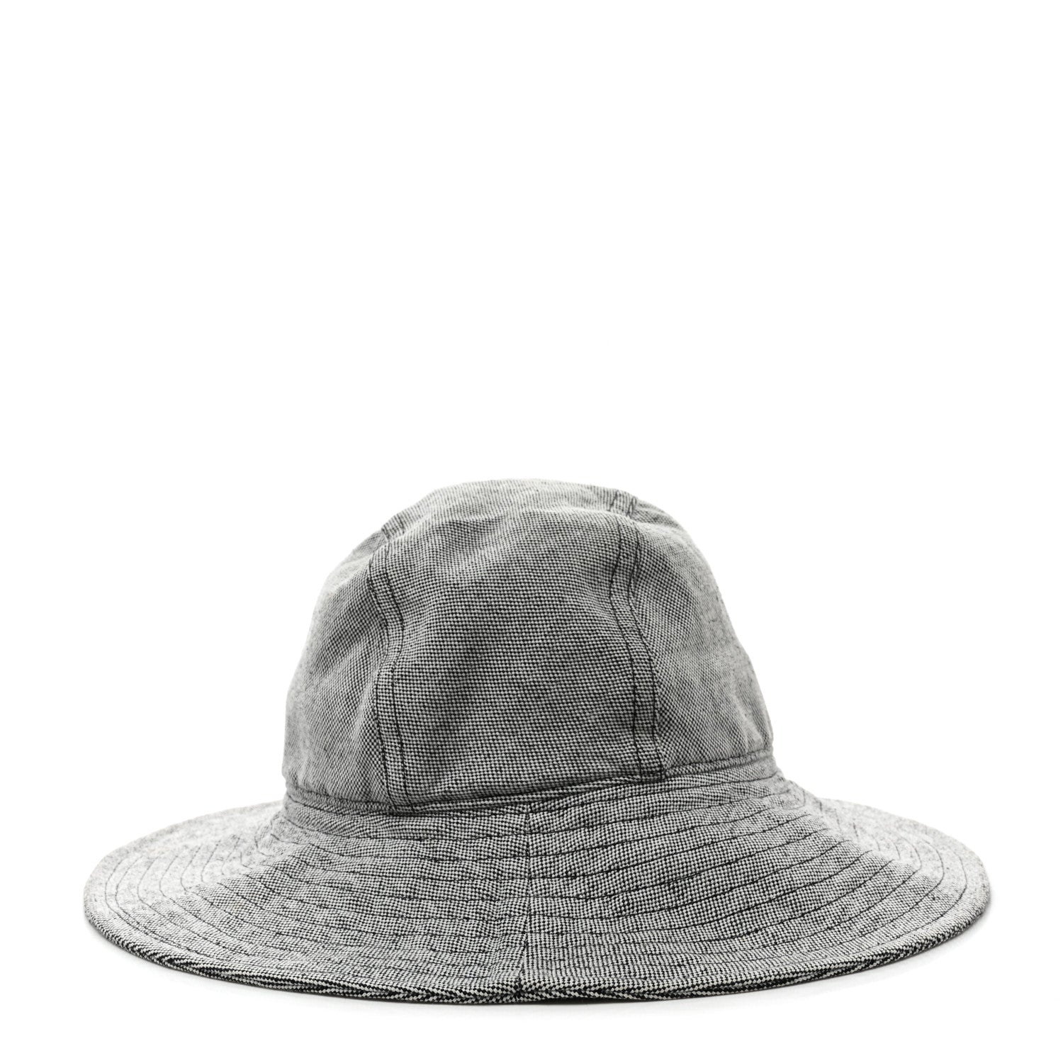 Hermes Linen Cotton Colette Bucket Hat 58 Black 7 of 9